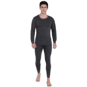 men's cotton winter innerwear top & bottom set